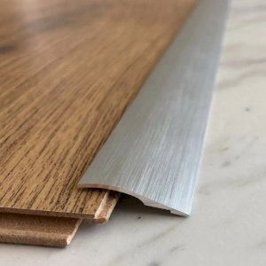 26mm Brushed Aluminium Door Floor Bar Edge Trim Threshold Ramp