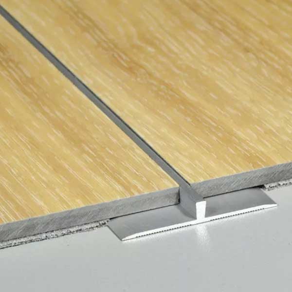 0.9m Aluminium Door Bars Threshold T Profile Transition Trim for LVT Floor