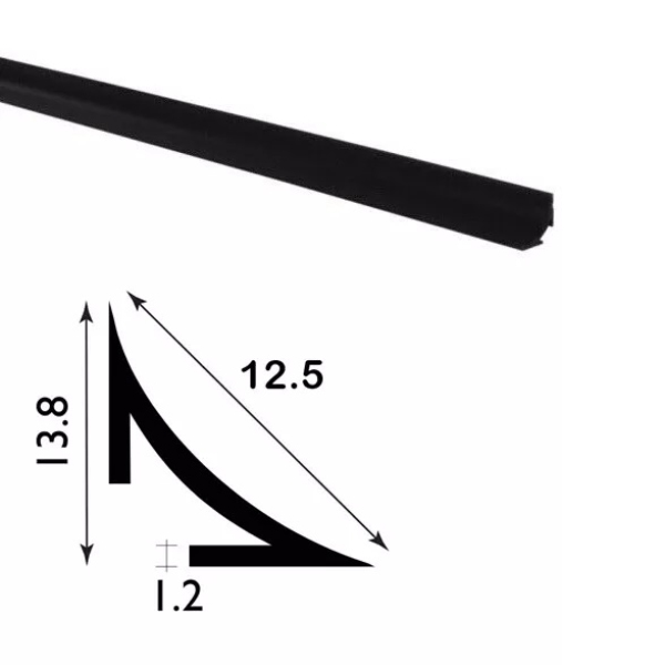 1 Metre PVC Plastic Scotia Trim - Durable Moulding