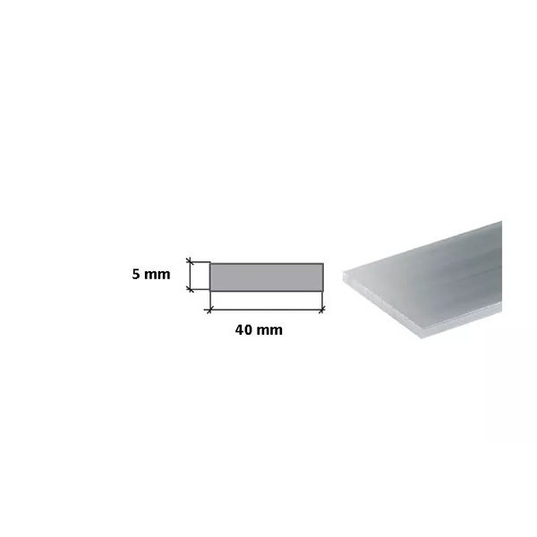1m Long Stainless Steel Flat Bars - Grade 304