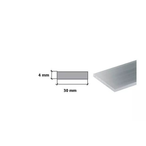 1m Long Stainless Steel Flat Bars - Grade 304
