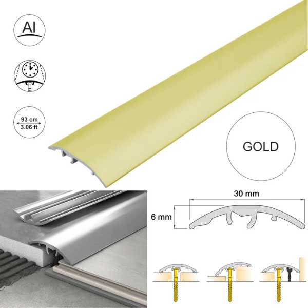 30mm Multi-Purpose Floor Trim Aluminium Door Threshold Strip