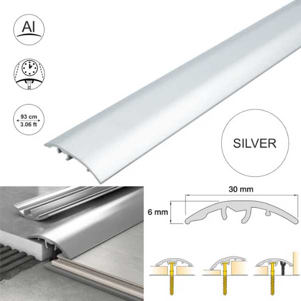 30mm Multi-Purpose Floor Trim Aluminium Door Threshold Strip