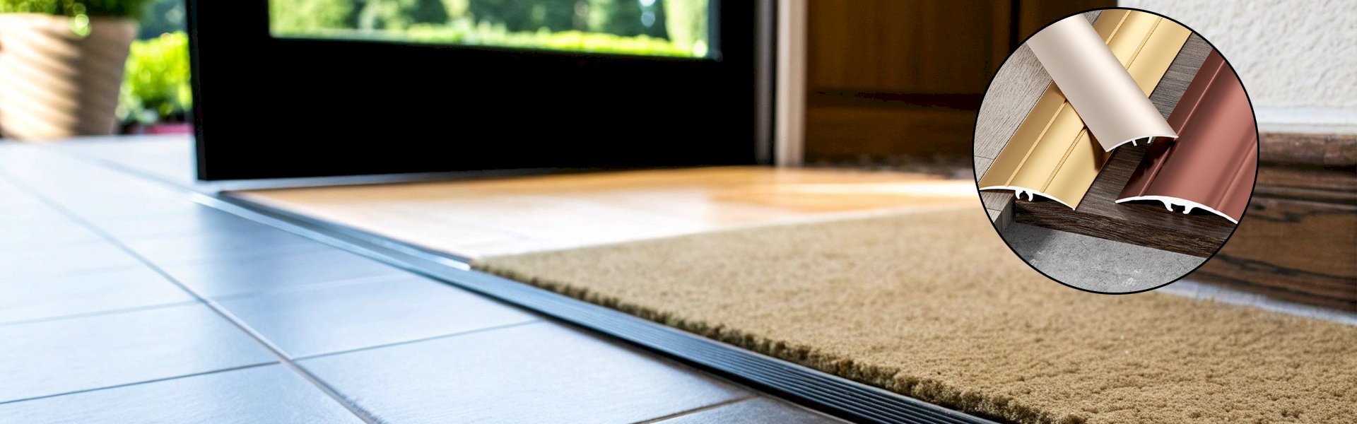 Complete guide to door thresholds showing different threshold types for UK homes