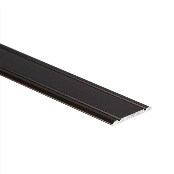 Aluminium Flat Door Threshold Self Adhesive For Wooden, Laminate, Carpet Vinyl Flooring