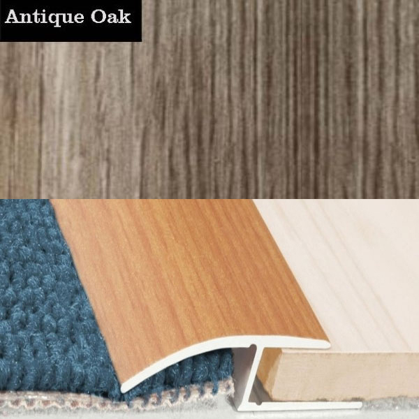 Aluminium Wood Effect Door Threshold