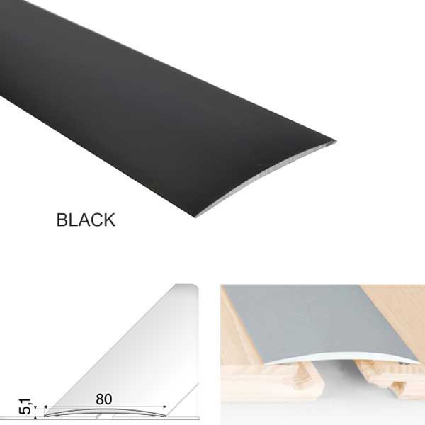 Anodised Aluminium Self Adhesive Door Threshold Floor Trim
