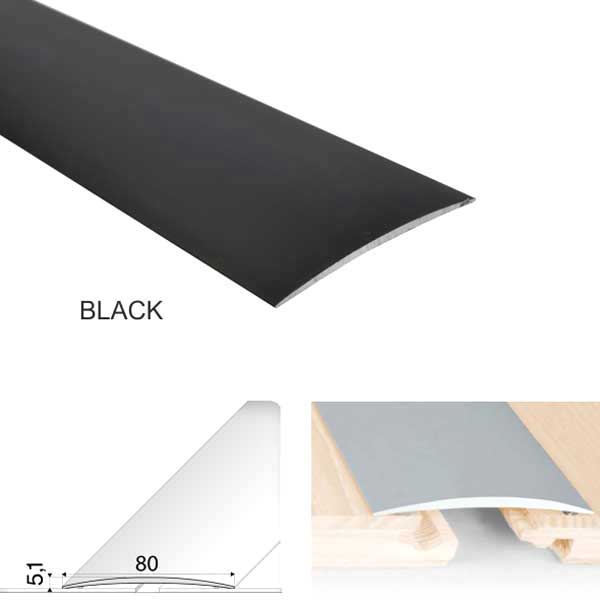 Anodised Aluminium Self Adhesive Door Threshold Floor Trim