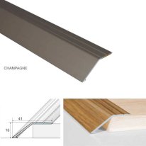 Anti-Slip Aluminium Door Threshold Ramp Self-Adhesive