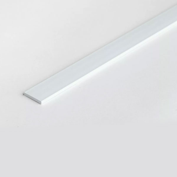  Durable PVC Flat Bar 1m Long Architrave Cover
