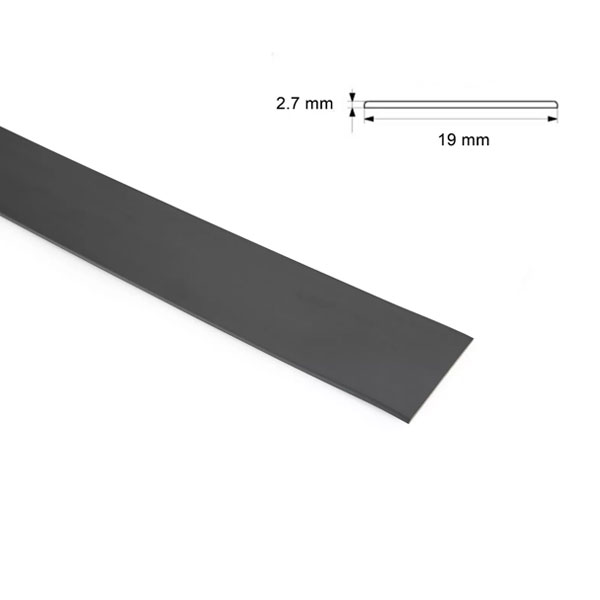  Durable PVC Flat Bar 1m Long Architrave Cover
