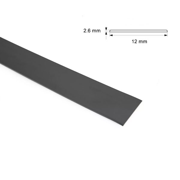  Durable PVC Flat Bar 1m Long Architrave Cover