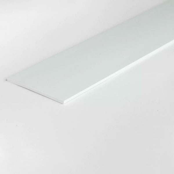  Durable PVC Flat Bar 1m Long Architrave Cover