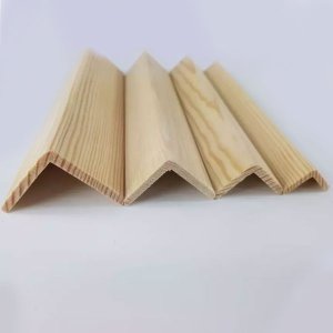 Moulding Beading Wooden Timber Edging 2.4m Long Angle Pine Corner Trim 