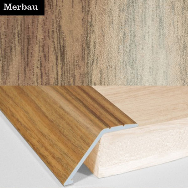 Self Adhesive Aluminium Wood Effect door Threshold Ramp