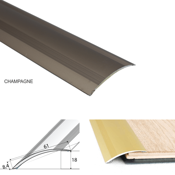 Self Adhesive Door Floor Trim Aluminium Door Thresholds